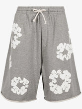 Denim Tears Heather Grey Floral Wreath Sweat Shorts