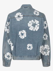 Denim Tears x Levi’s All‑Over Cotton Wreath Light Wash Denim Trucker Jacket