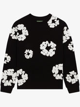Denim Tears Cotton Wreath Black Long Sleeve Unisex Tee