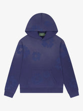 Denim Tears Indigo Tonal Cotton Wreath Pullover Hoodie