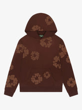 Denim Tears Monochrome Brown‑Tone Cotton Wreath Pullover Hoodie
