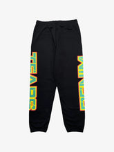 Denim Tears Black Side Vertical Bold Letter Jogger Pants