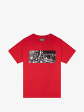 Red Vintage B&W Group Photo Boxy Graphic Tee