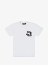 Denim Tears White Chest Peace Symbol Graphic Boxy Tee