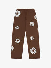 Denim Tears Brown Floral Wreath Straight Sweatpants