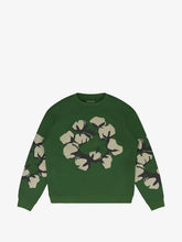 Denim Tears Forest Green Crewneck Sweatshirt Large Front Cotton Wreath Graphic
