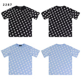 Vintage Monogram All Over Print Oversized T-Shirt – Streetwear Graphic Tee