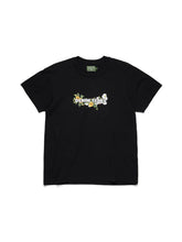 Denim Tears Black Floral Logo Graphic Boxy Tee
