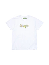 Denim Tears White Floral Logo Chest Print Boxy Tee