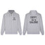 Gallery Dept. "Dépt. de la Galerie" Zip Hoodie – Grey French Print, Oversized Fit