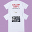 Gallery Dept. Newspaper Collage Graphic Short Sleeve T-Shirt - White/Red