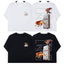 Off-White Lion & Building Arrow Graphic Short Sleeve T-Shirt