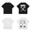 Off-White Landscape Painting Arrow Cross Print Short Sleeve T-Shirt