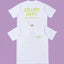 Gallery Dept. Hollywood Logo Short Sleeve T-Shirt - White/Neon Green