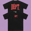 Gallery Dept. Arch Logo Short Sleeve T-Shirt - Black/Red