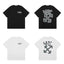 Off-White WHT Letter Grey Arrow Cross Print Short Sleeve T-Shirt