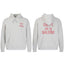Gallery Dept Dept de la Galerie Grey Hoodie Red Print
