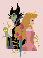 Maleficent and Aurora