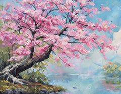 Petals by the Quiet Shore