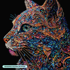 Sam the Stained Glass Cat