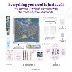 Snow Covered Village