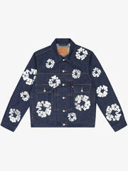 Denim Tears x Levi’s Wreath Print Denim Trucker Jacket