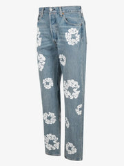Denim Tears Floral Wreath Straight Leg Jeans
