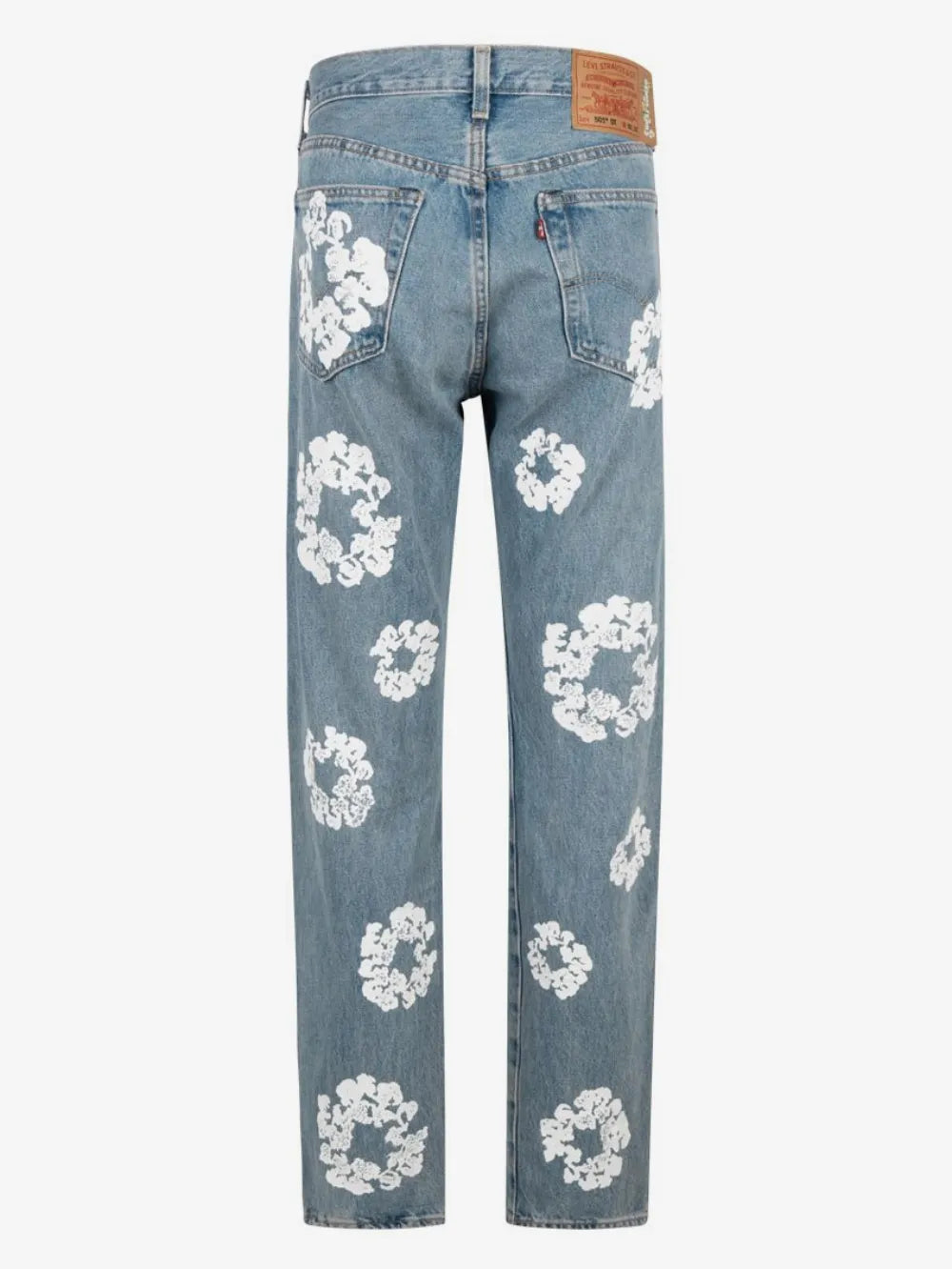Denim Tears Floral Wreath Straight Leg Jeans