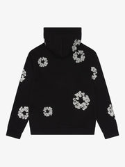 Denim Tears Rhinestone Wreath Zip‑Up Unisex Hoodie