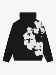 Denim Tears Black Large‑Format Cotton Wreath Pullover Hoodie