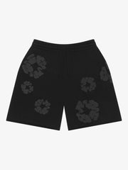 Denim Tears Tonal Floral Wreath Sweat Shorts