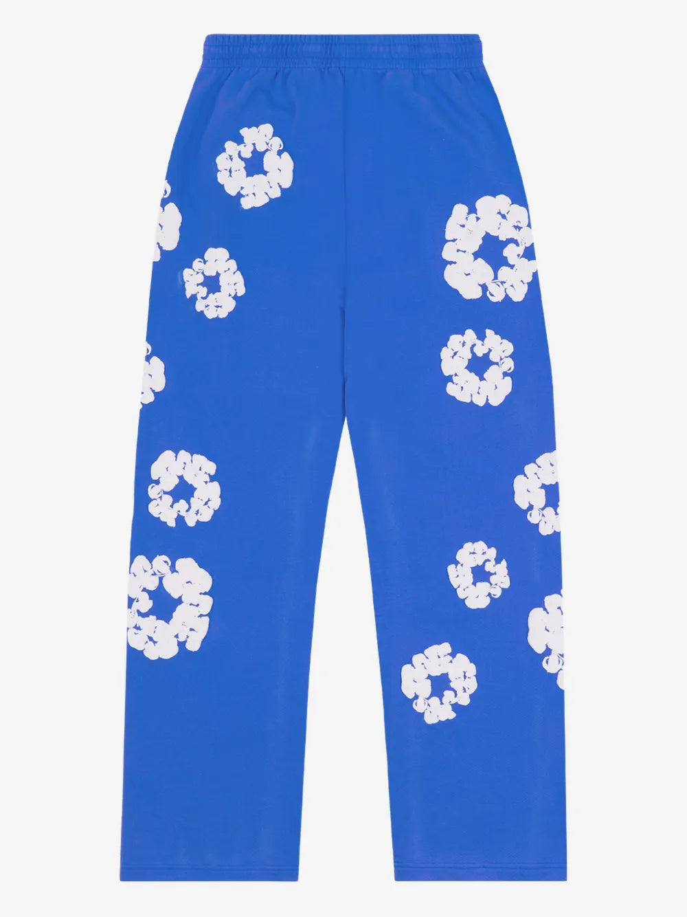 Denim Tears Blue All‑Over Floral Straight Sweatpants