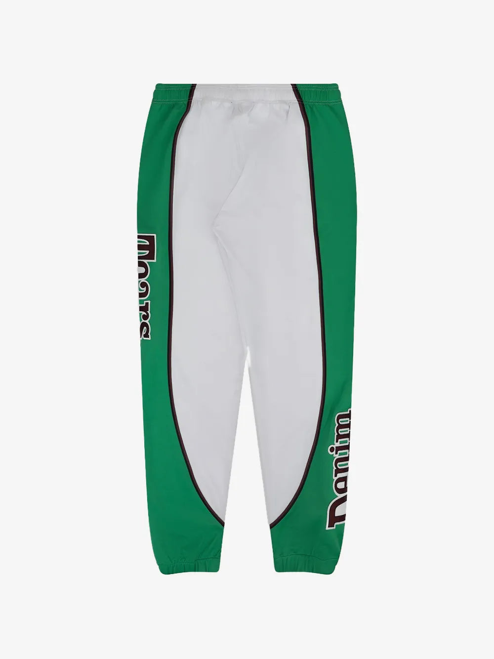 Denim Tears Green White Color Block Track Jogger Pants
