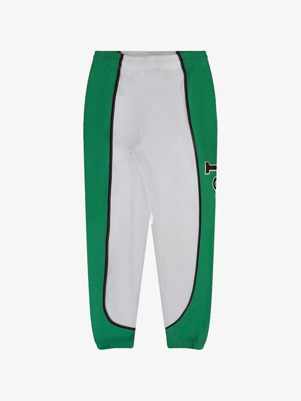 Denim Tears Green White Color Block Track Jogger Pants