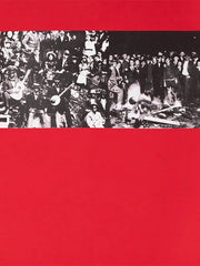 Red Vintage B&W Group Photo Boxy Graphic Tee