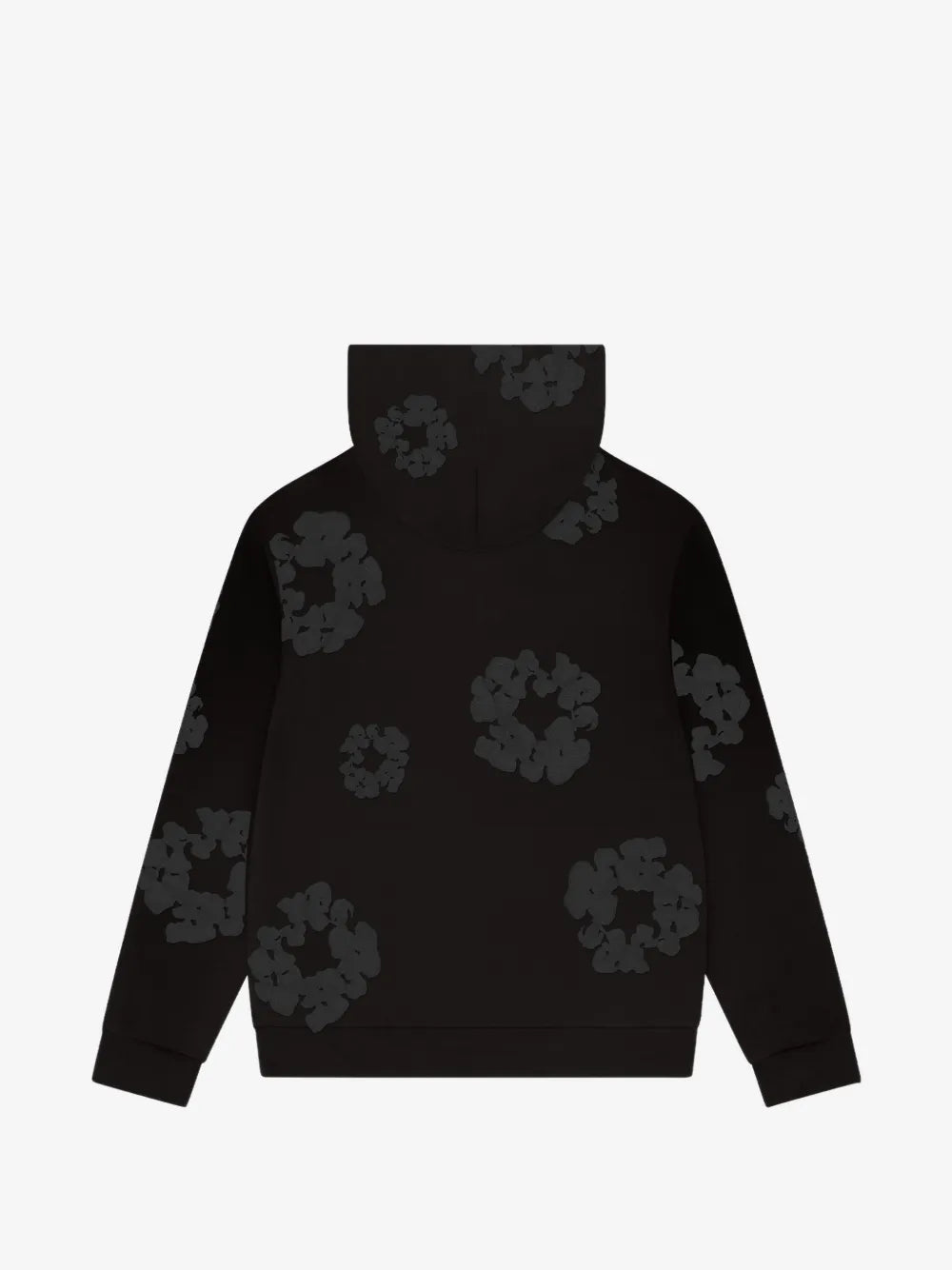Denim Tears Tonal Wreath Black Unisex Pullover Hoodie