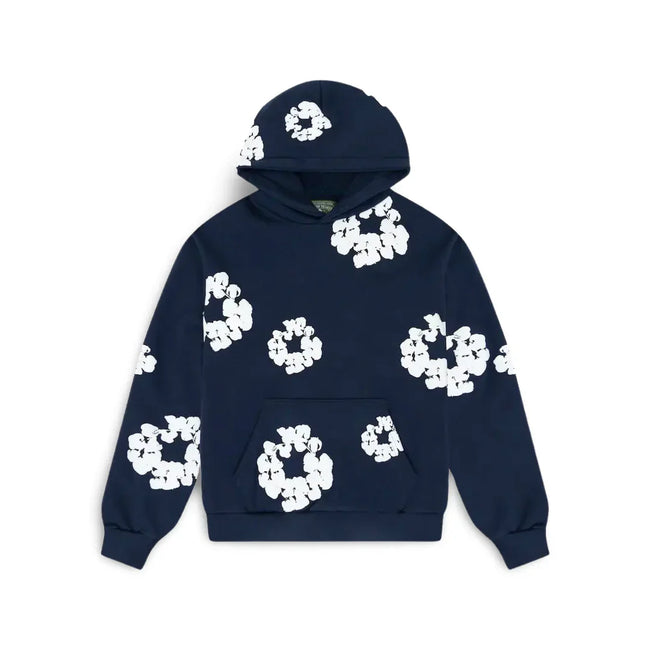 Denim Tears Navy Hoodie Hover Image