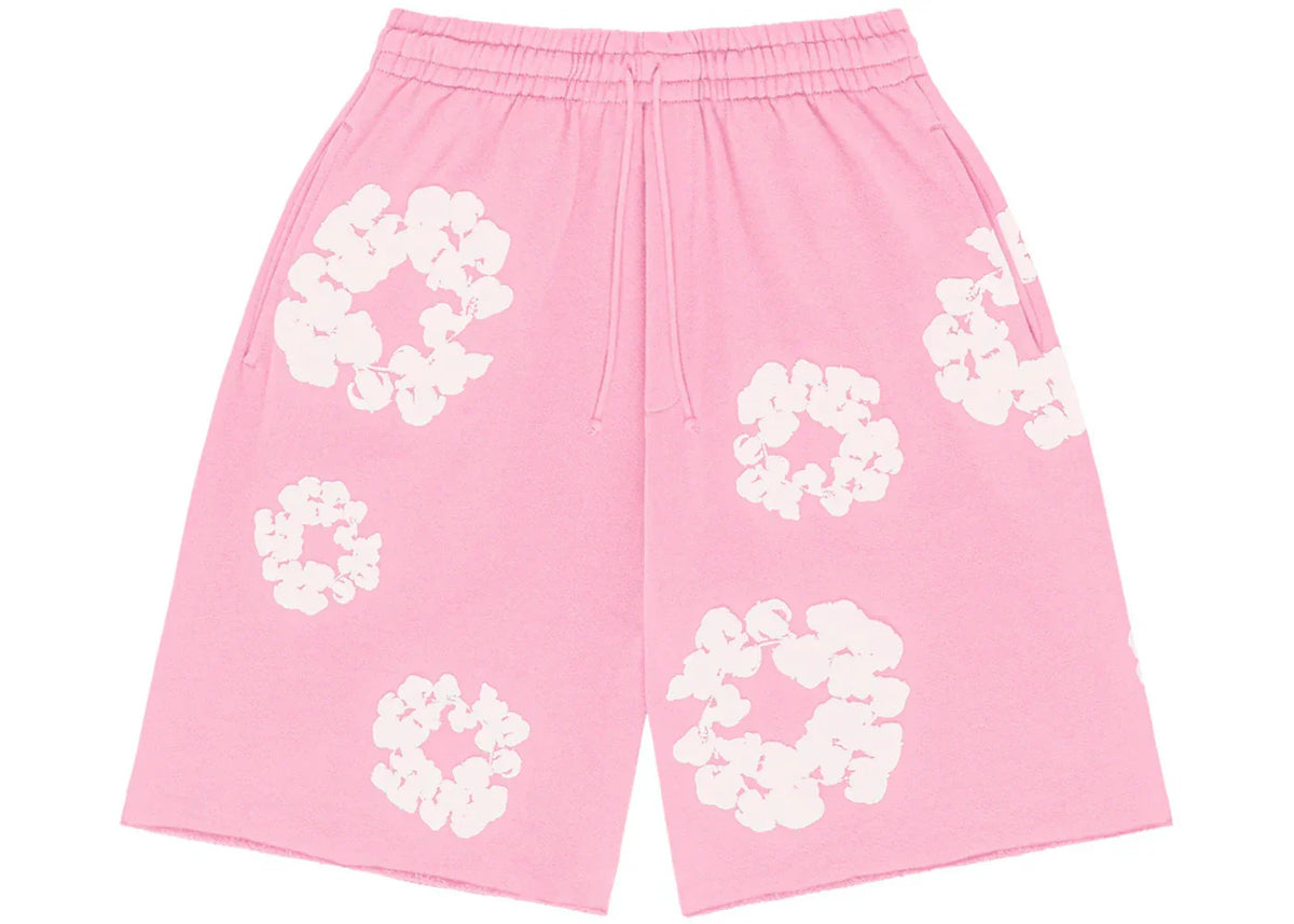 Denim Tears Cotton Wreath Pink Shorts