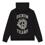 Denim Tears Black University Zip Up Hoodie