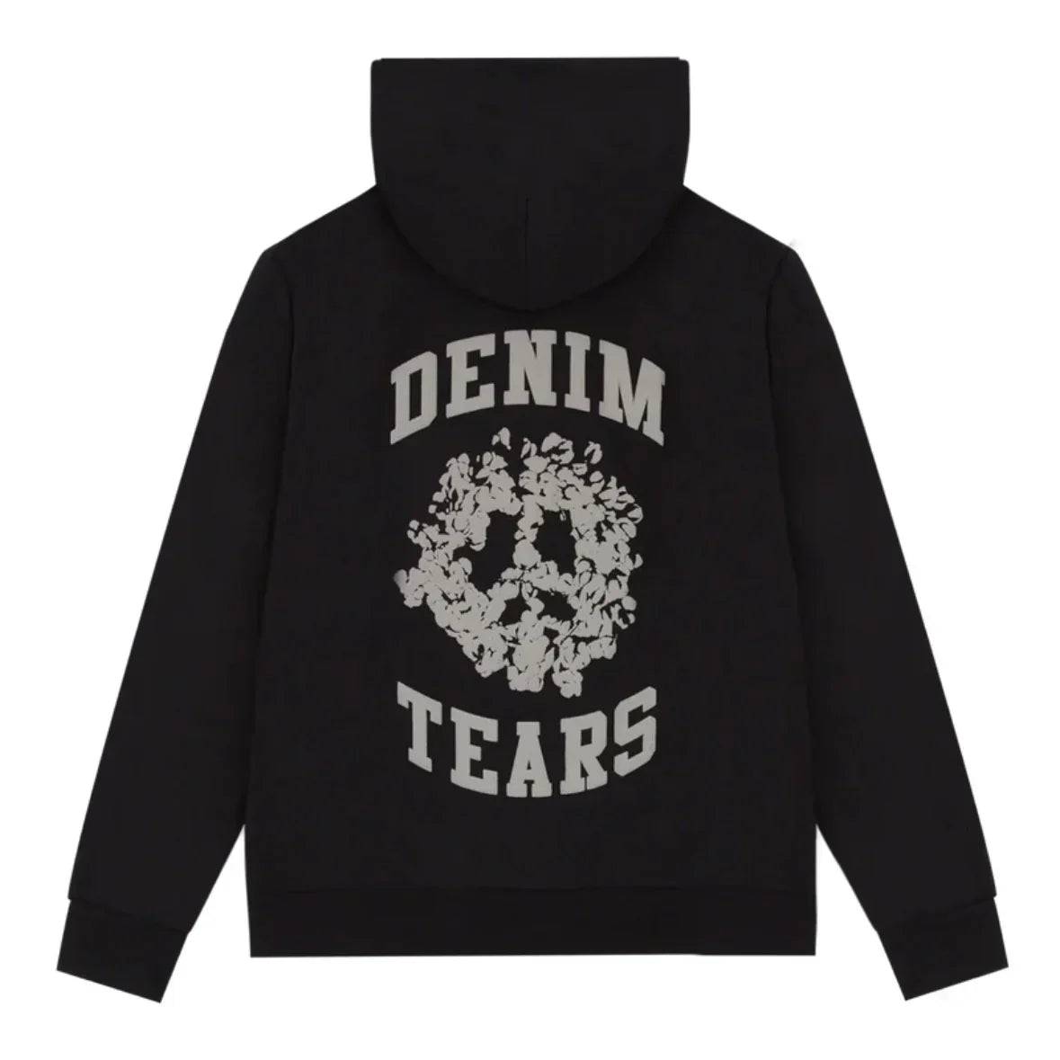 Denim Tears Black University Zip Up Hoodie