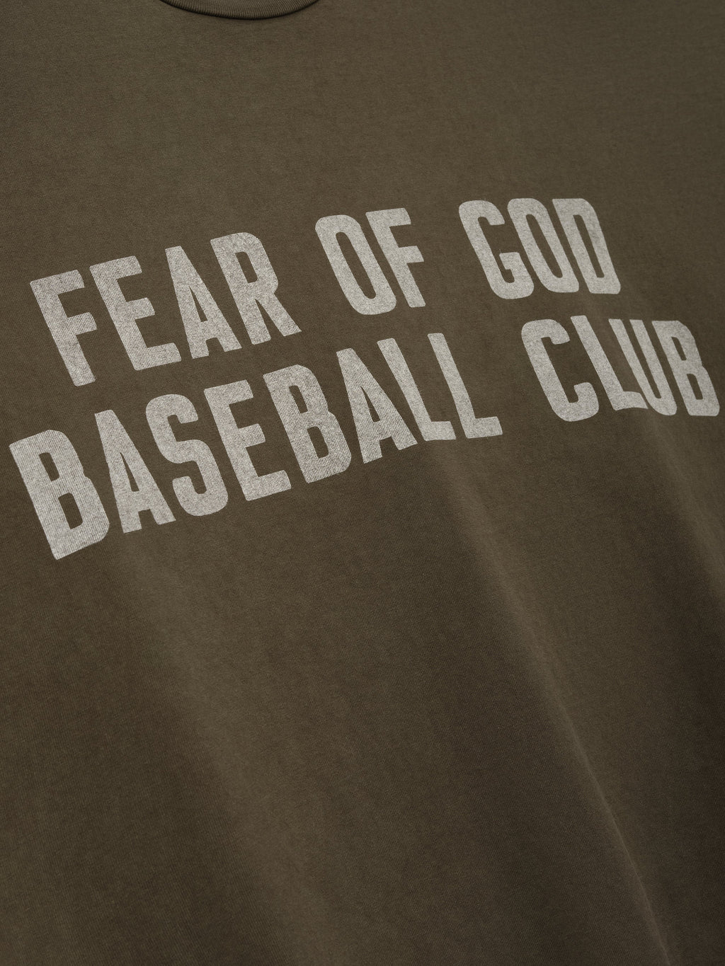 Fear Of God Essentials Baseball Club Tee