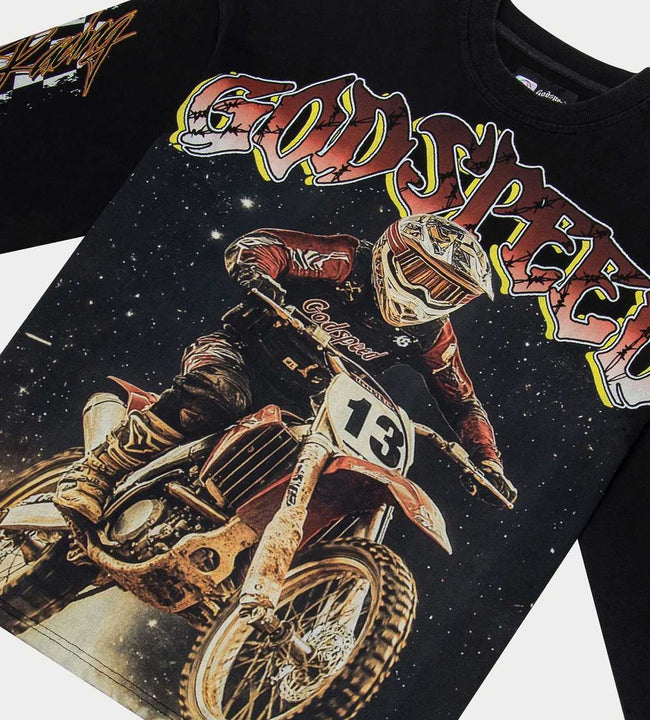 Godspeed Full Throttle L/S Tee Black Hover Image