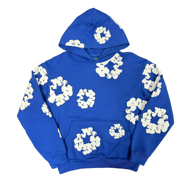 Denim Tears Royal Blue Hoodie Hover Image