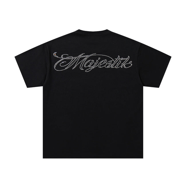 Majestik “Neon Supercars” Rhinestone Graphic Tee Main Image