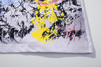Majestik “Chaos Graffiti” Abstract Rhinestone Vintage Tee