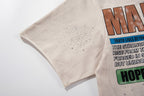 Majestik “Soul & Light in Darkness” Vintage Tee（Off-White / Cream）