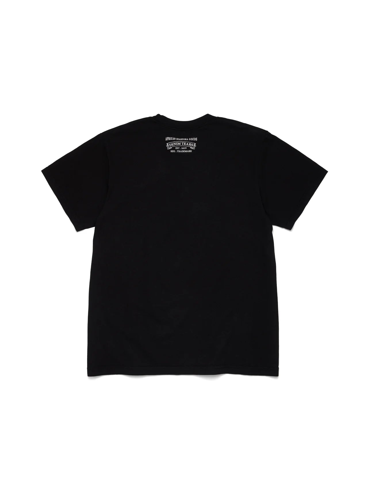 Denim Tears Black Religious Portrait Graphic Boxy Tee