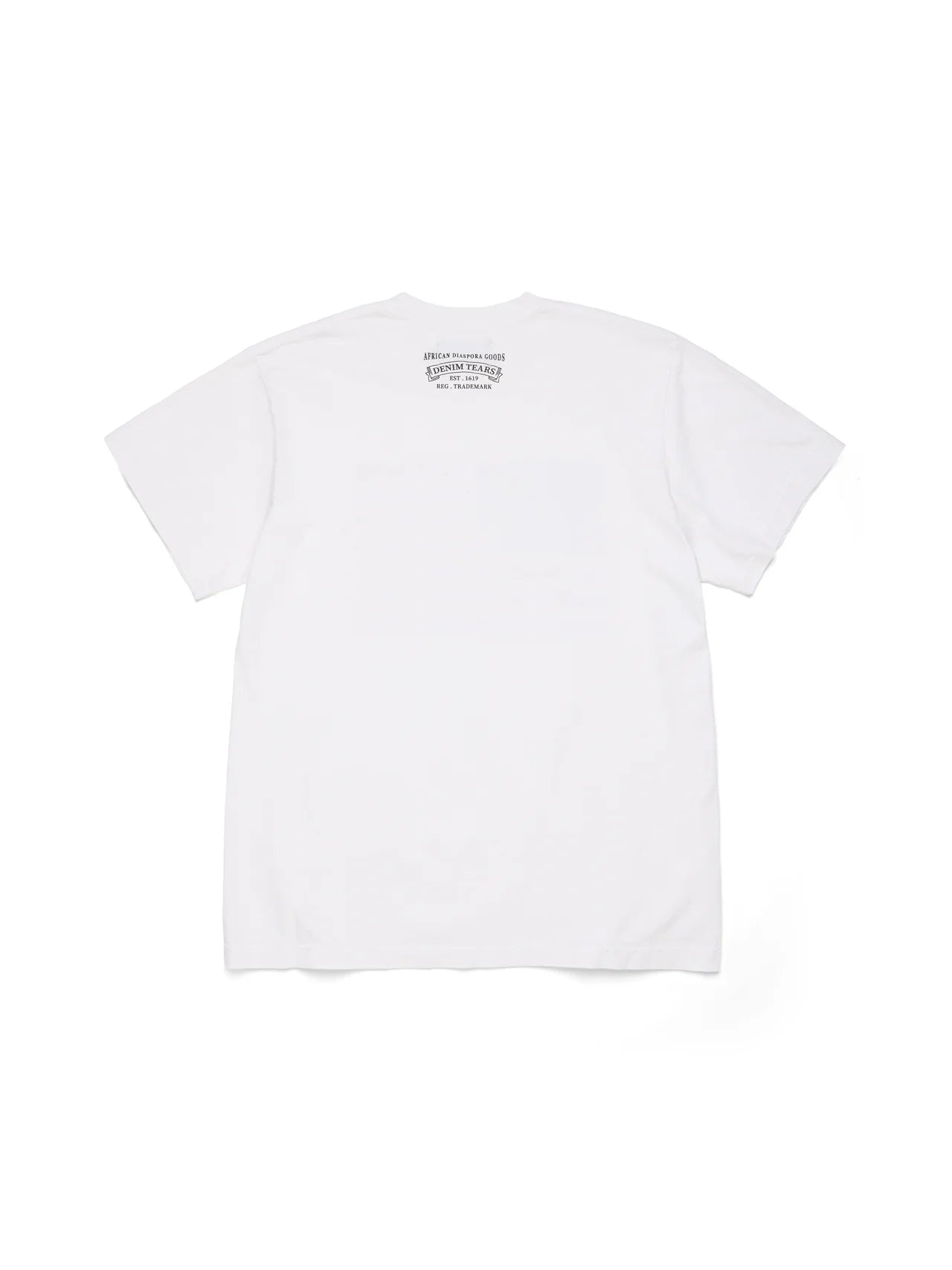Denim Tears White Religious Portrait Graphic Boxy Tee