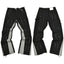 Gallery Dept. Contrast Side Panel & Spray Stripe Utility Cargo Pants