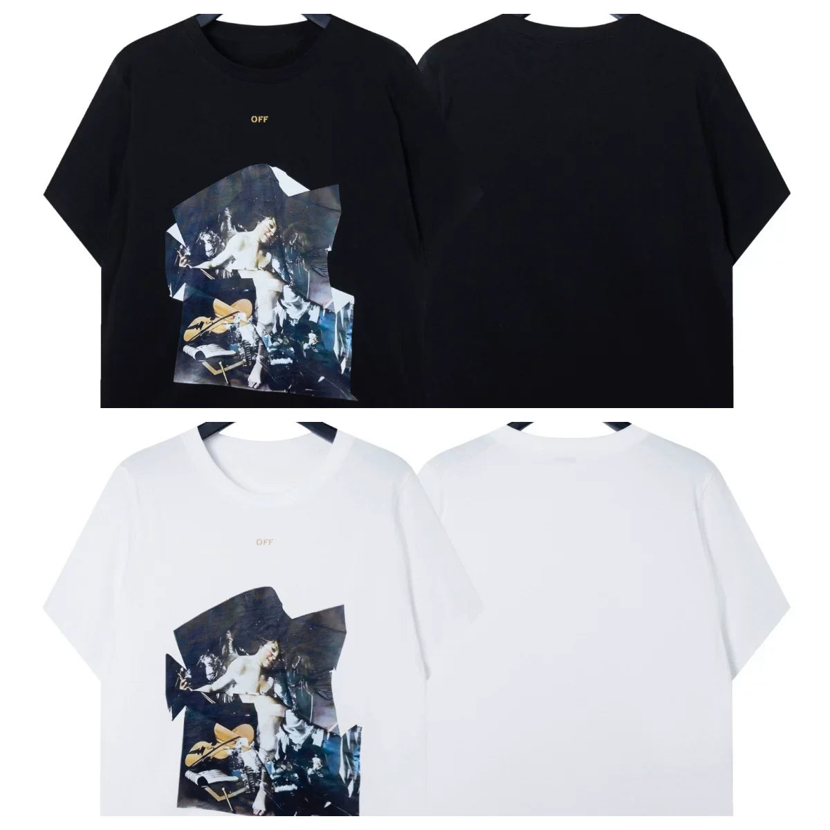Off-White Renaissance Art Arrow Graphic Short Sleeve T-Shirt